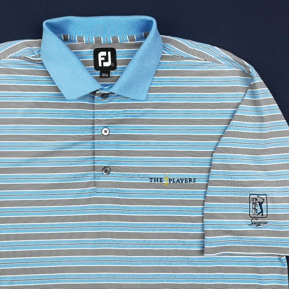 FootJoy Shirts Footjoy Striped Performance Tpc Sawgrass Players
